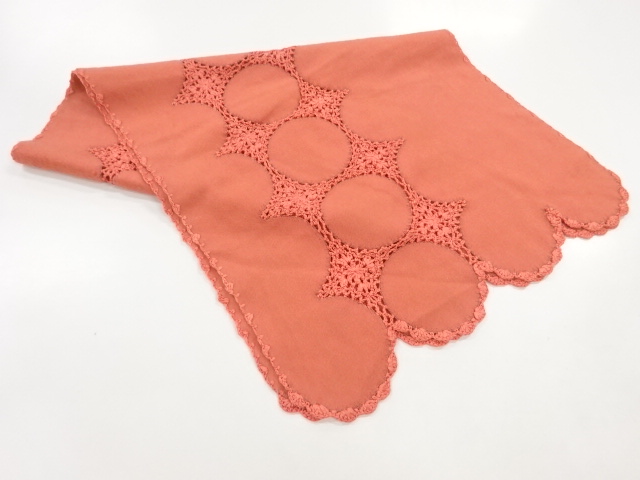 リサイクル　リボンレースショール